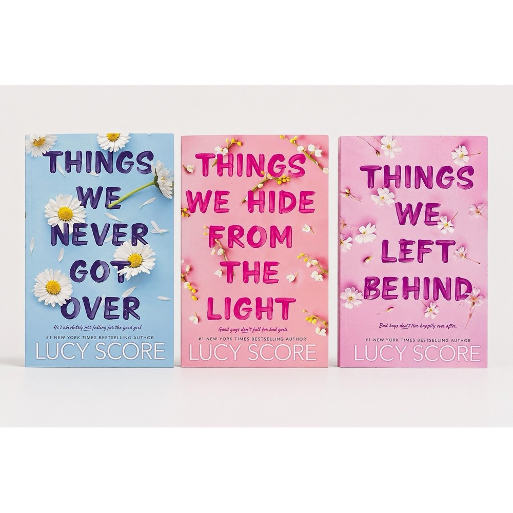 Knockemout Series By Lucy Score Paperback Lot 3 Things We Never Got Over + More